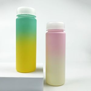 500ml Tirtan water bottle does not contain PBA and is made of high temperature resistant material with colorful gradient