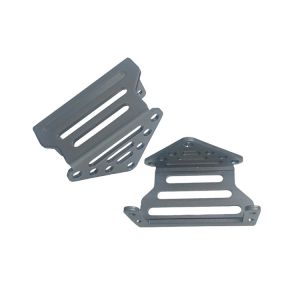 Intelligent robot U-shaped bracket sub black anodizing treatment hardware accessories stamping parts processing