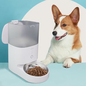 Pet automatic feeder, timed and quantified cat and dog food, intelligent feeding machine camera...