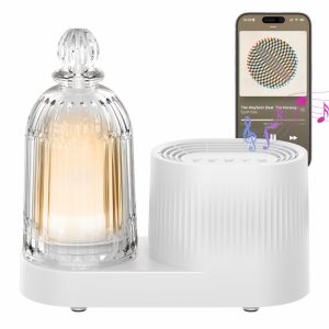 New Aromatherapy Diffuser with Speaker，Eco-Friendly Large Tank Bluetooth Speaker Aroma Diffuser，Colorful Light Bluetooth Audio Aroma Device