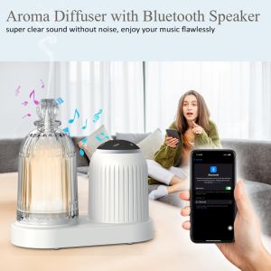 Bluetooth Speaker Aroma Diffuser (Style One: Minimalist)